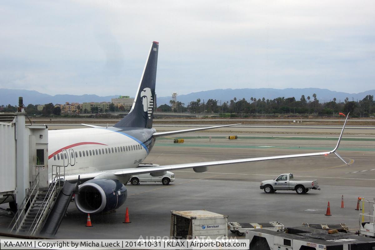 XA-AMM, 2014 Boeing 737-852 C/N 39944, My first ever ride on a B737 with Scimitar winglet (LAX-MEX) - the jet was just 4 months old.