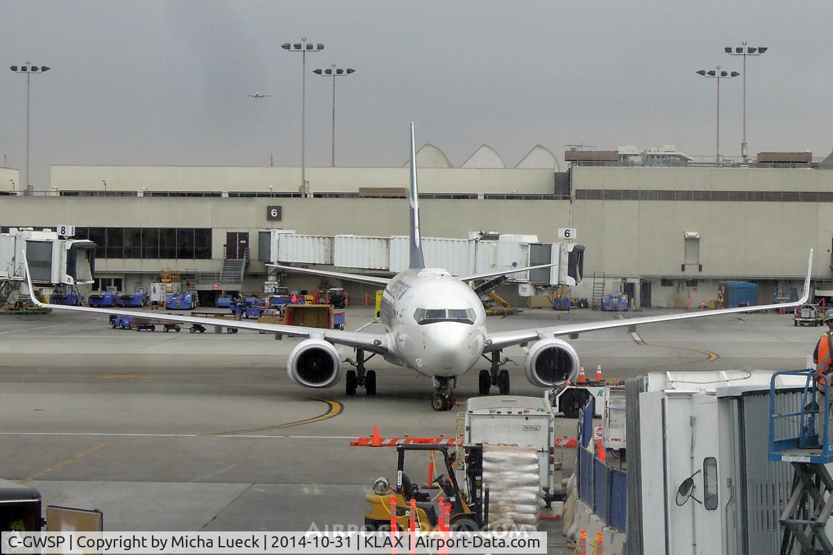 C-GWSP, 2009 Boeing 737-7CT C/N 36693, At LAX