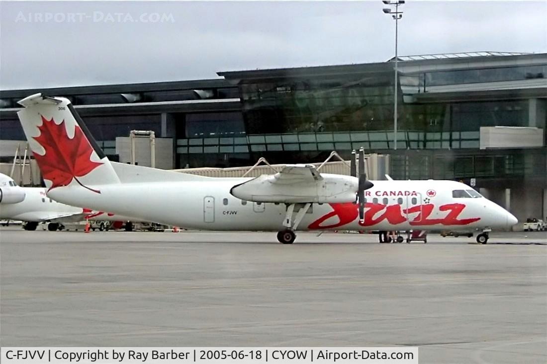C-FJVV, 1991 De Havilland Canada DHC-8-311 Dash 8 C/N 271, De Havilland Canada DHC-8-311A Dash 8 [271] (Air Canada Jazz) Ottawa-Macdonald Cartier International~C 18/06/2005
