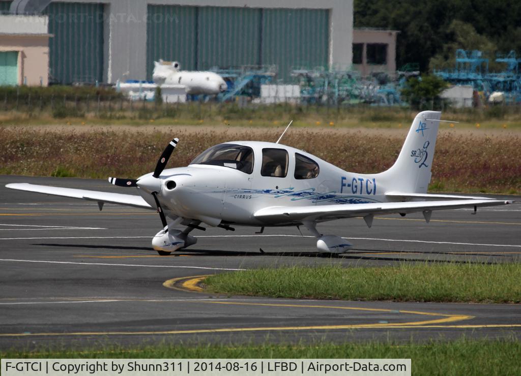F-GTCI, 2007 Cirrus SR20 C/N 1768, Parked at the General Aviation area...