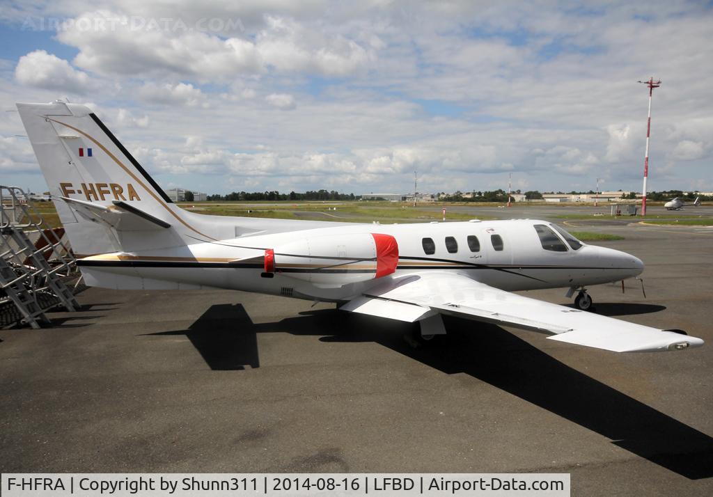 F-HFRA, 1978 Cessna 501 Citation I/SP C/N 501-0044, Parked at the General Aviation area...