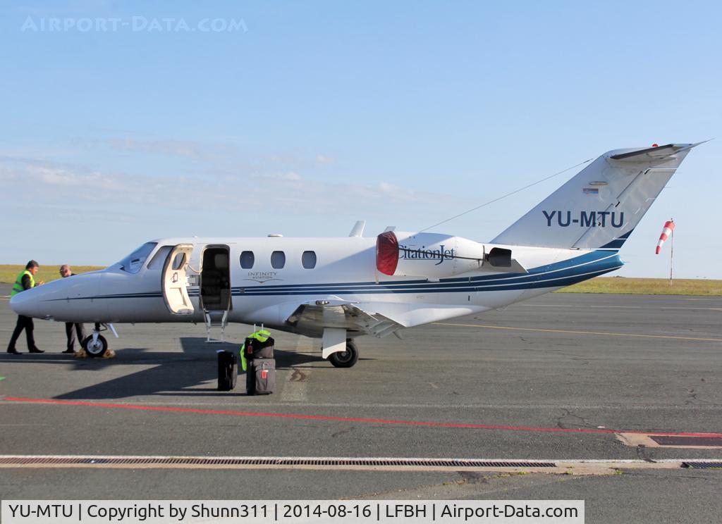YU-MTU, 1998 Cessna 525 CitationJet CJ1 C/N 525-0295, Parked near the Control Tower...