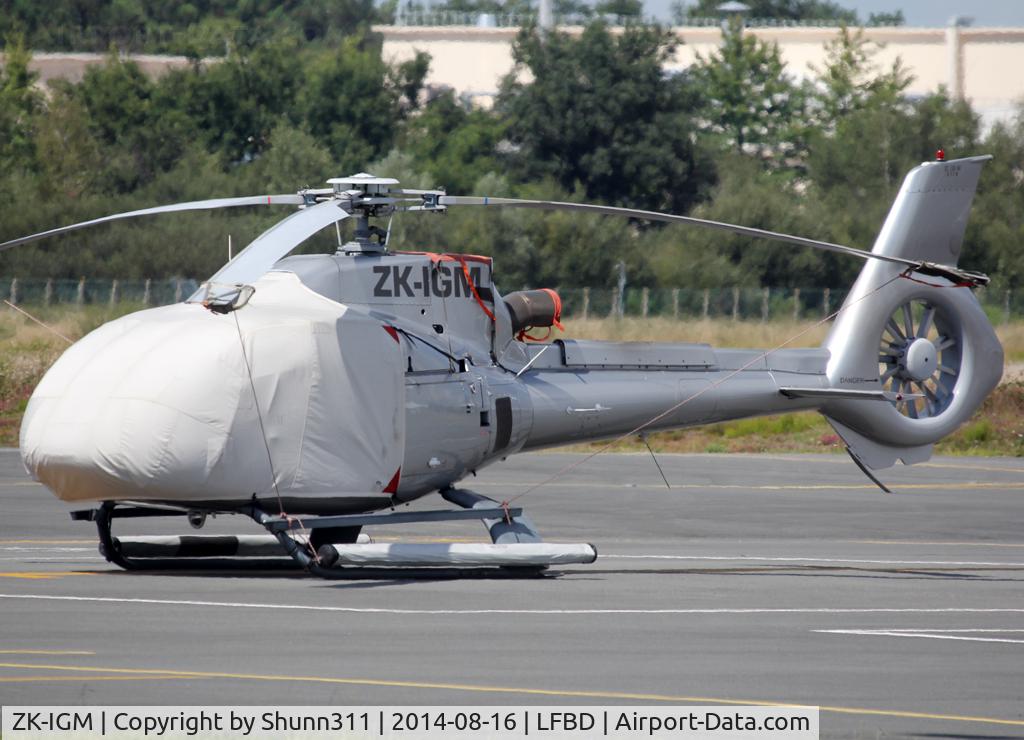 ZK-IGM, Eurocopter EC-130B-4 (AS-350B-4) C/N 3770, Parked at the General Aviation area...