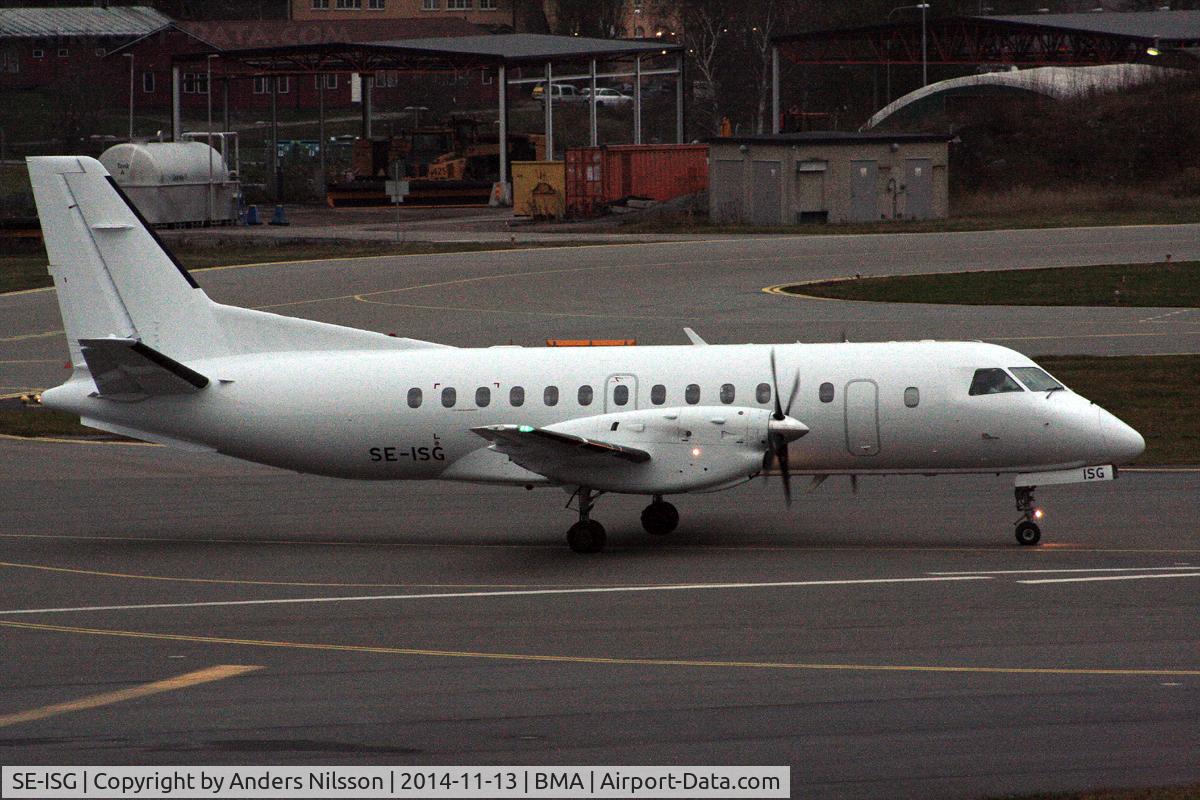 SE-ISG, 1989 Saab 340B C/N 340B-162, Lining up runway 12.