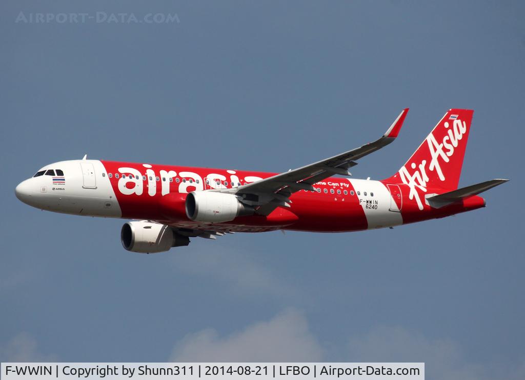 F-WWIN, 2014 Airbus A320-216 C/N 6240, C/n 6240 - To be HS-BBO