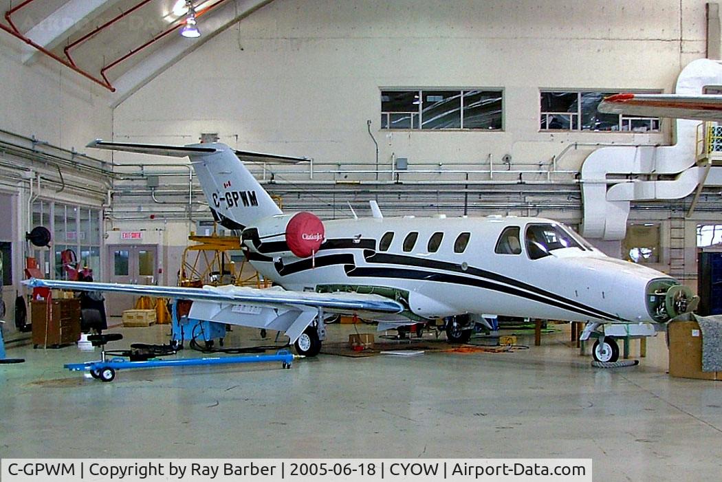 C-GPWM, 2001 Cessna 525 CitationJet CJ1 C/N 525-0440, Cessna Citaton Jet 1 [525-0440] Ottawa-Macdonald Cartier International~C 18/06/2005