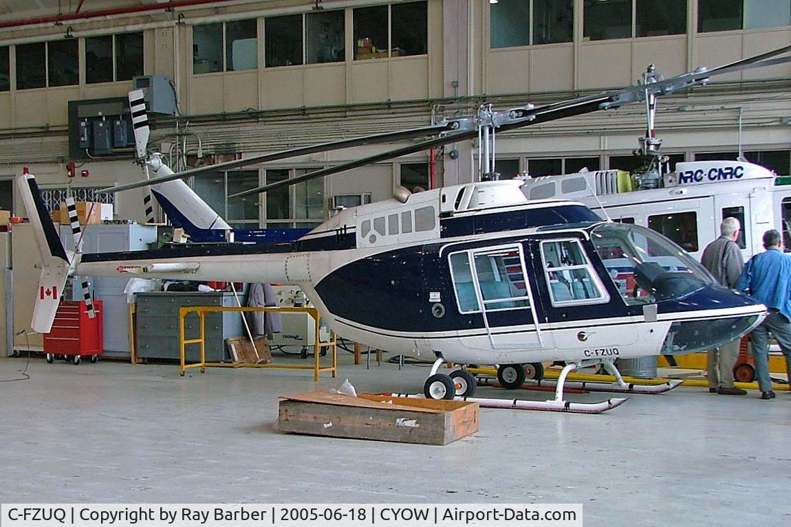 C-FZUQ, 1971 Bell 206B JetRanger II C/N 629, Bell 206B Jet Ranger II [629] (National Research Council) Ottawa-Macdonald Cartier International~C 18/06/2005