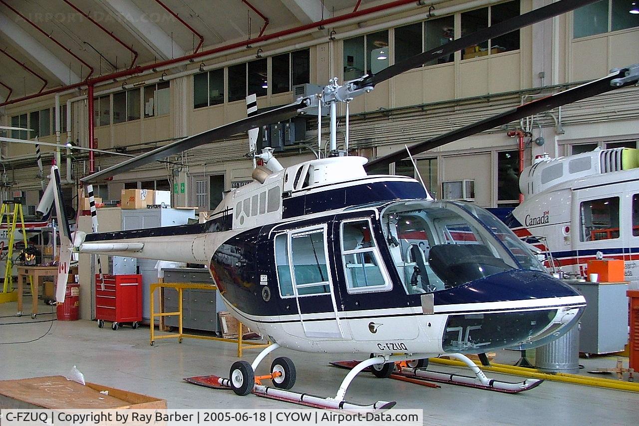 C-FZUQ, 1971 Bell 206B JetRanger II C/N 629, Bell 206B Jet Ranger II [629] (National Research Council) Ottawa-Macdonald Cartier International~C 18/06/2005