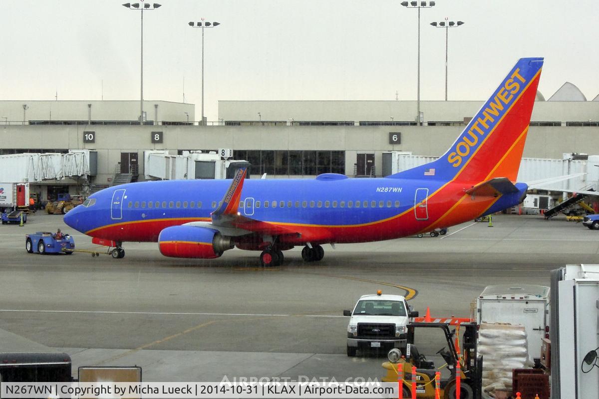 N267WN, 2007 Boeing 737-7H4 C/N 32525, At LAX