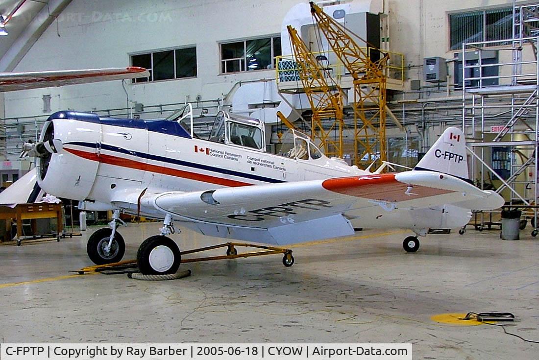 C-FPTP, 1951 Canadian Car & Foundry T-6 Harvard Mk.4 C/N CCF4-1, Canadian Car & Foundry T-6J Harvard IV [CCF4-1] (National Research Council) Ottawa-Macdonald Cartier International~C 18/06/2005