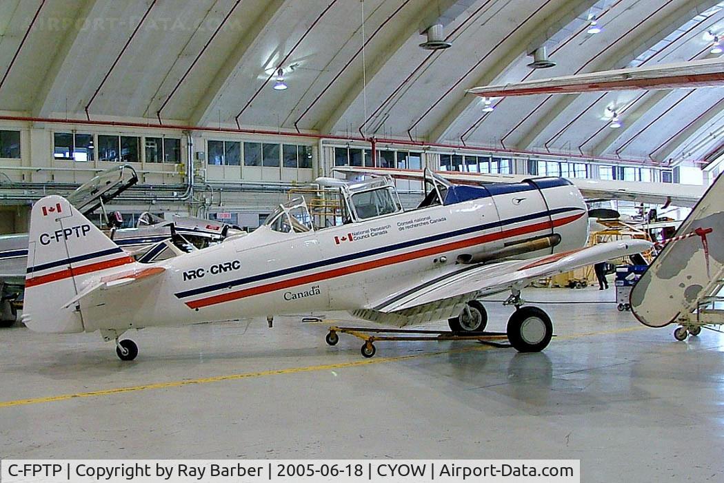 C-FPTP, 1951 Canadian Car & Foundry T-6 Harvard Mk.4 C/N CCF4-1, Canadian Car & Foundry T-6J Harvard IV [CCF4-1] (National Research Council) Ottawa-Macdonald Cartier International~C 18/06/2005
