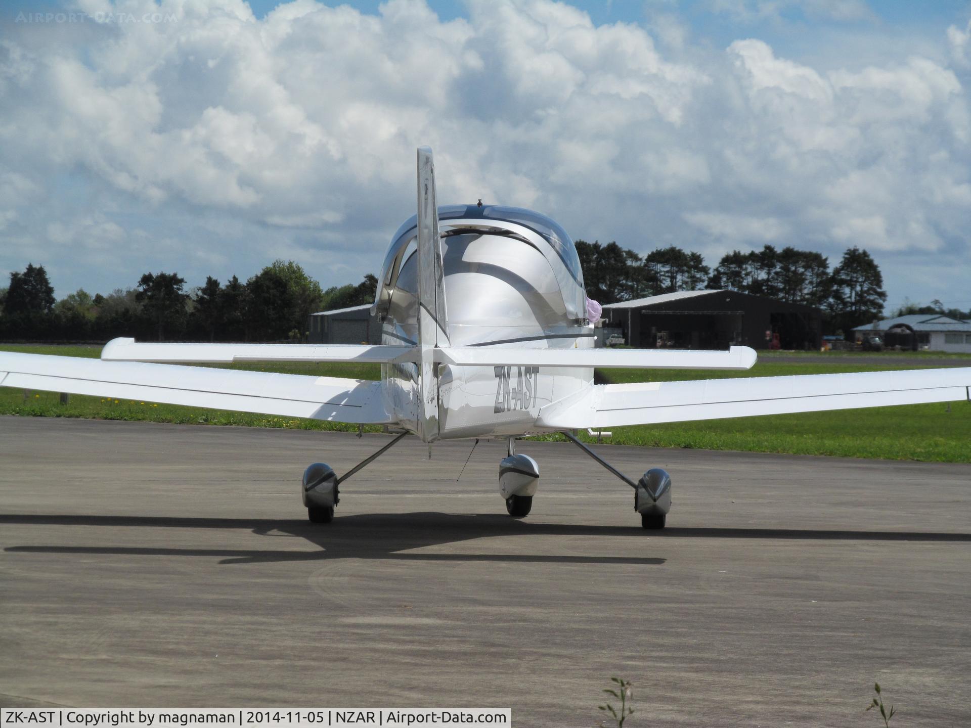ZK-AST, Tecnam Astore C/N 015, At Ardmore base about to leave for fun flight with ZK-WLI