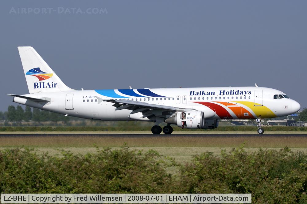 LZ-BHE, 1992 Airbus A320-211 C/N 305, Balkan Holidays