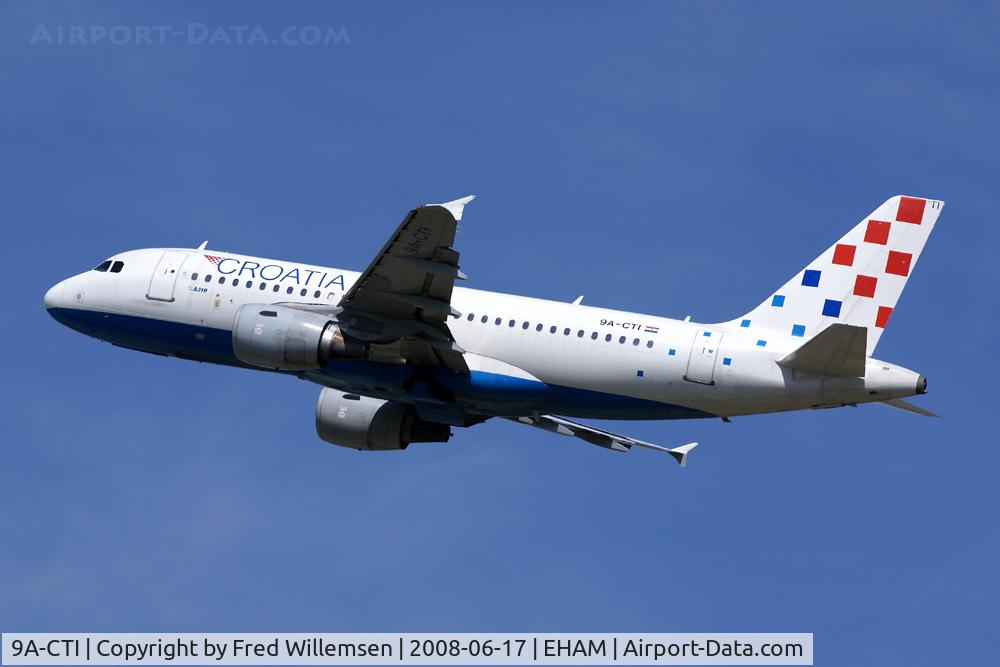9A-CTI, 1999 Airbus A319-112 C/N 1029, Croatia