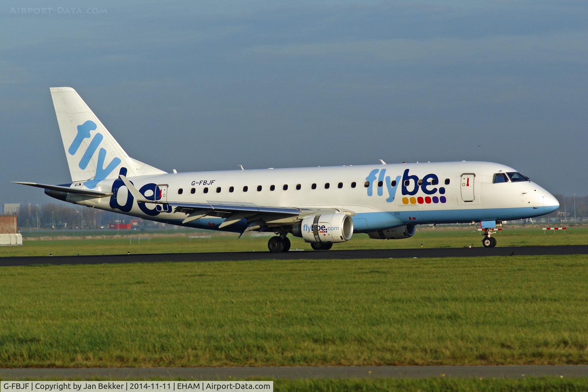 G-FBJF, 2012 Embraer 175STD (ERJ-170-200) C/N 17000341, Schiphol