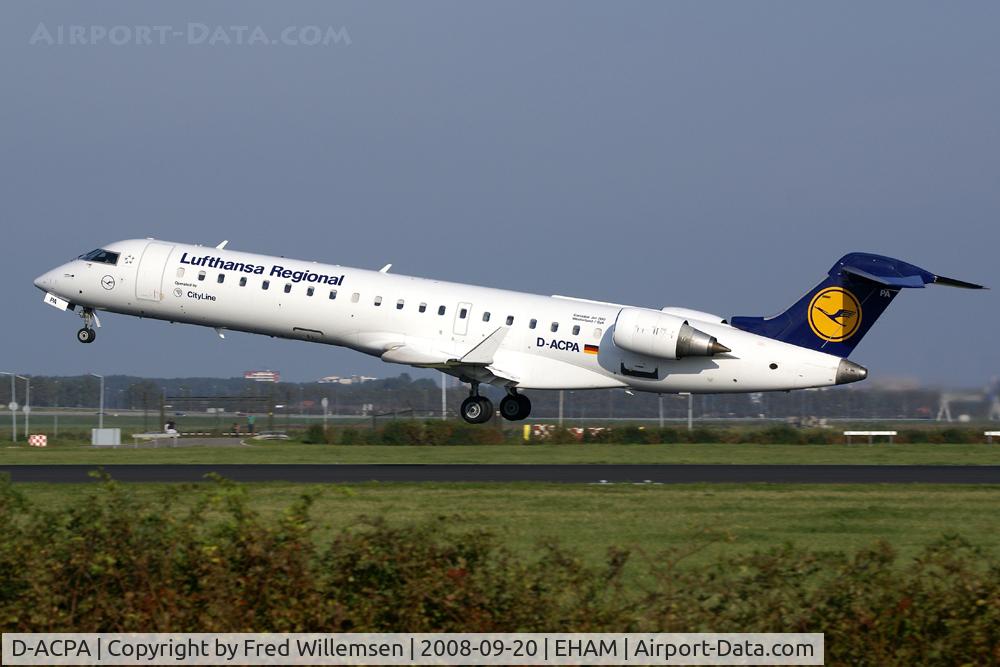 D-ACPA, 2001 Canadair CRJ-701ER (CL-600-2C10) Regional Jet C/N 10012, City Line