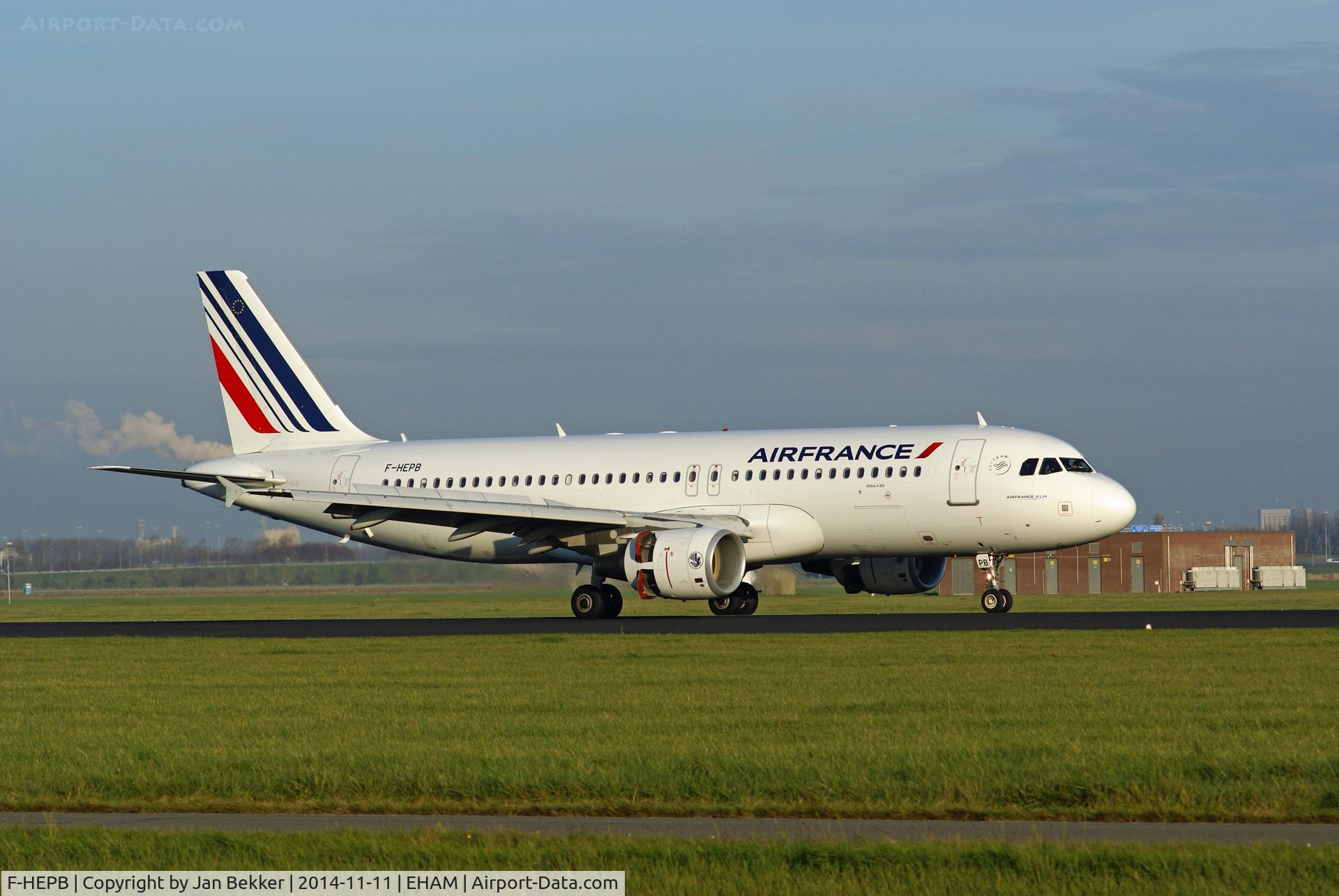 F-HEPB, 2010 Airbus A320-214 C/N 4241, Schiphol, Polderbaan