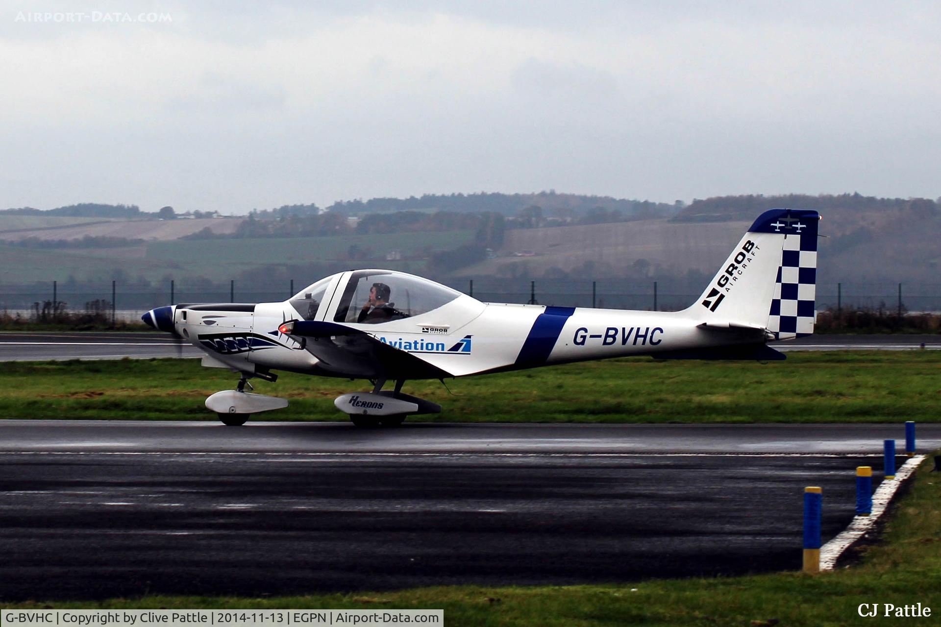G-BVHC, 1994 Grob G-115D-2 C/N 82005, Taxy back to the apron after another training mission with Tayside Aviation