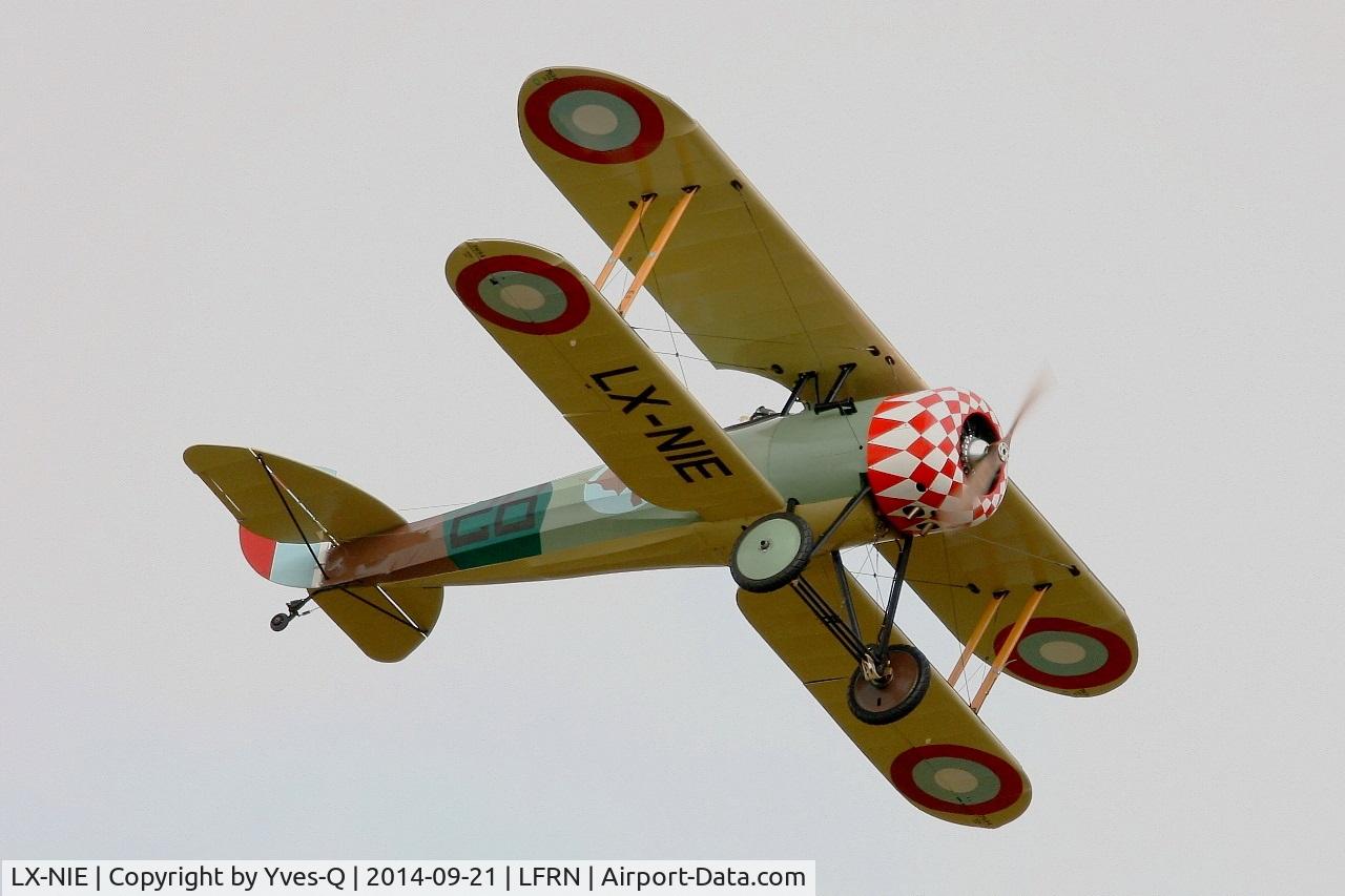 LX-NIE, 2011 Nieuport 28 C.1 Replica C/N 100, Nieuport 28 C.1 Replica, Solo display, Rennes-St Jacques airport (LFRN-RNS) Air show 2014