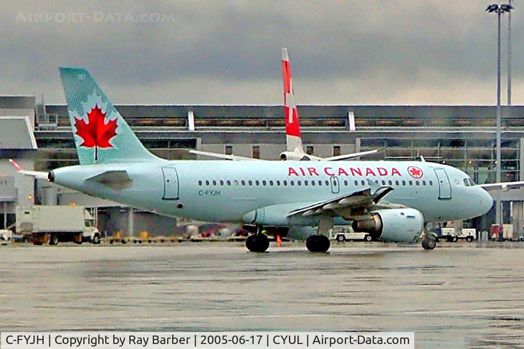 C-FYJH, 1996 Airbus A319-114 C/N 672, Airbus A319-113 [0672] (Air Canada) Montreal-Dorval~C 16/06/2005