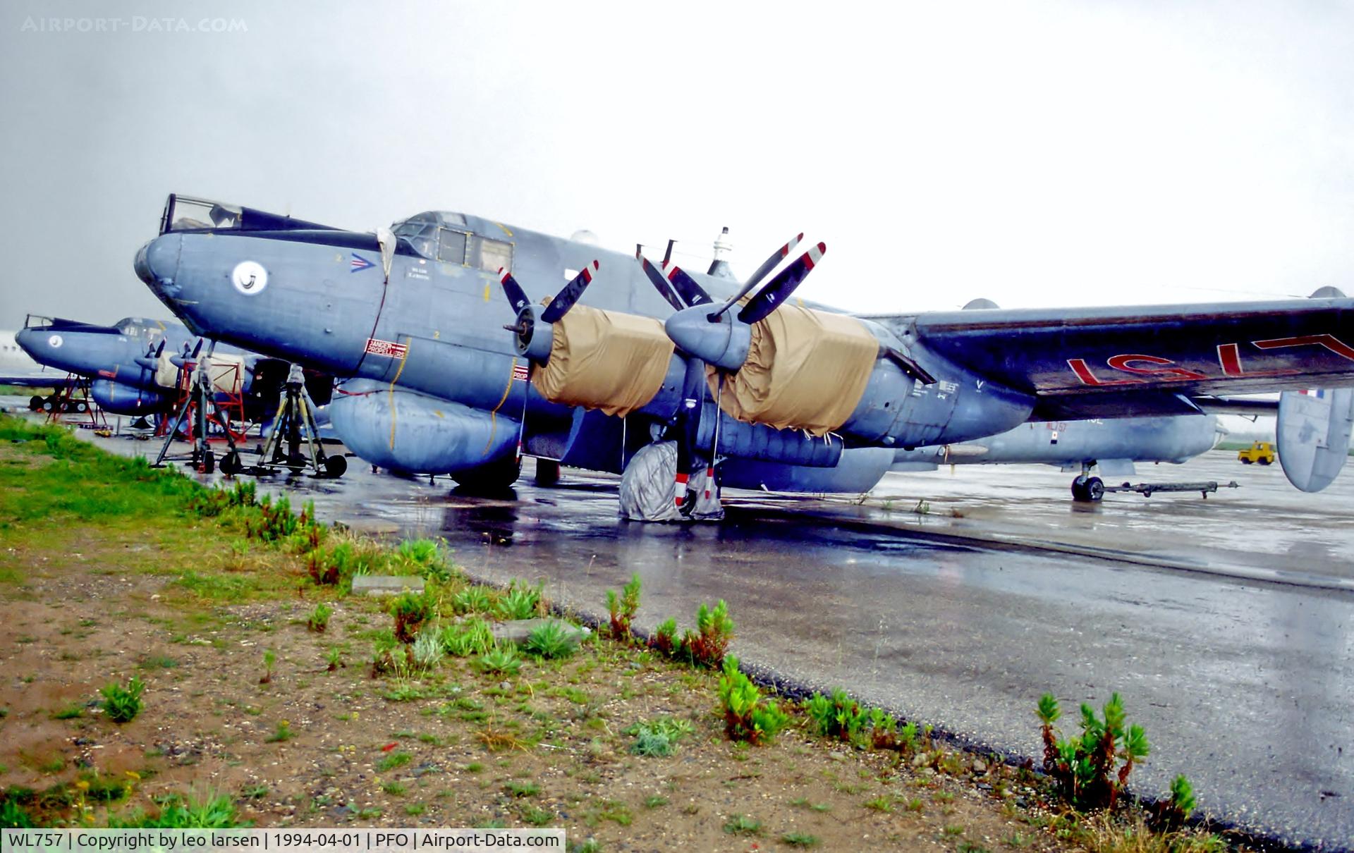 WL757, Avro 716 Shackleton AEW.2 C/N Not found WL757, PFO Paphos Cyprus 1.4.94