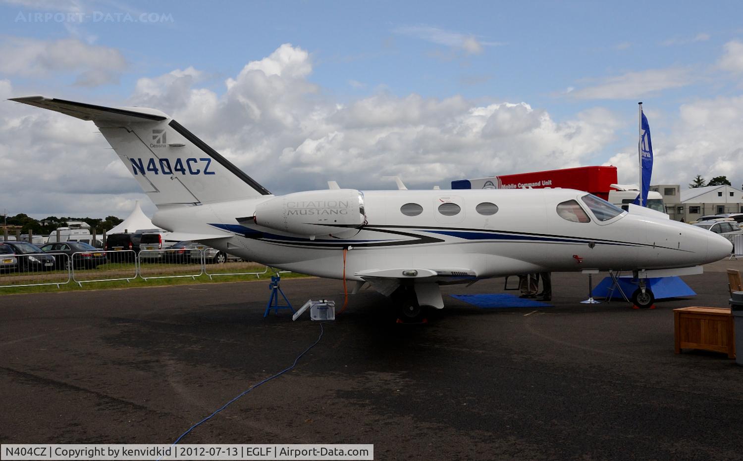 N404CZ, 2012 Cessna 510 Citation Mustang Citation Mustang C/N 510-0404, On static display at FIA 2012.