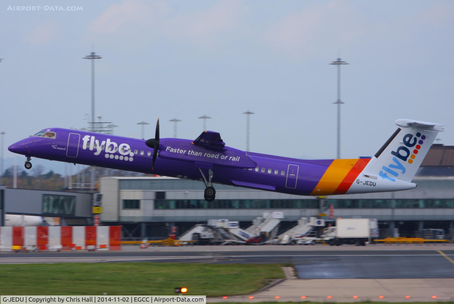 G-JEDU, 2004 De Havilland Canada DHC-8-402Q Dash 8 C/N 4089, flybe