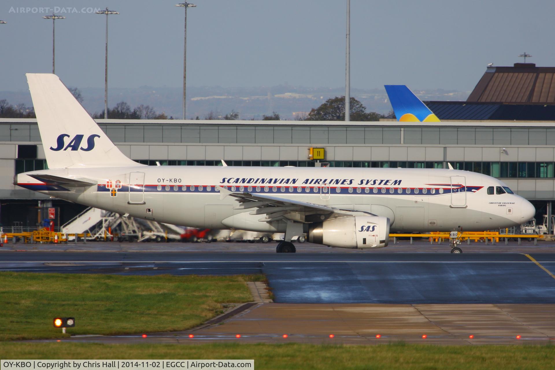 OY-KBO, 2006 Airbus A319-131 C/N 2850, Scandinavian Airlines retro scheme