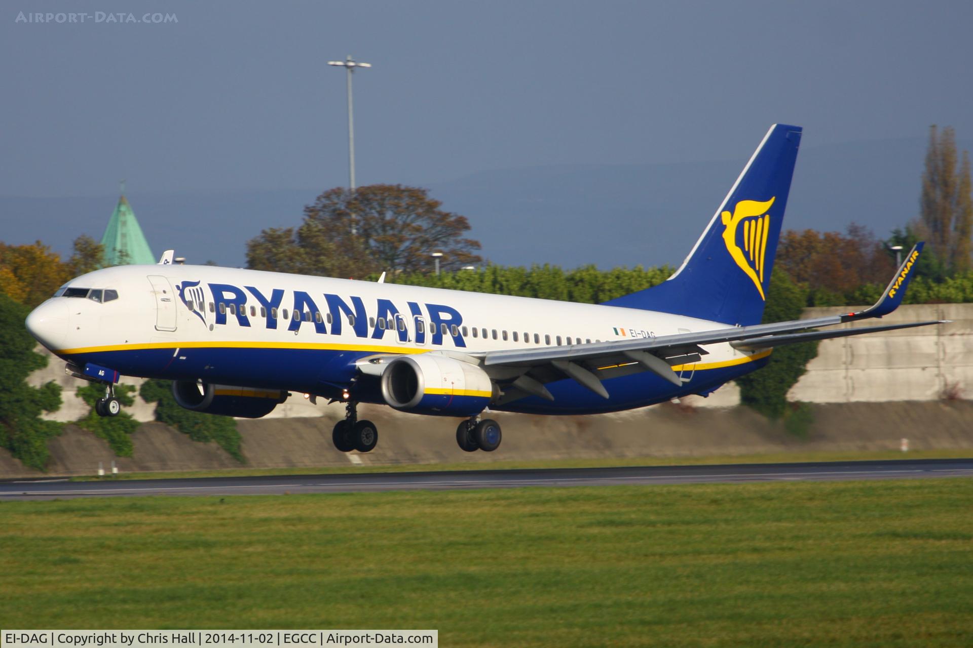 EI-DAG, 2002 Boeing 737-8AS C/N 29940, Ryanair