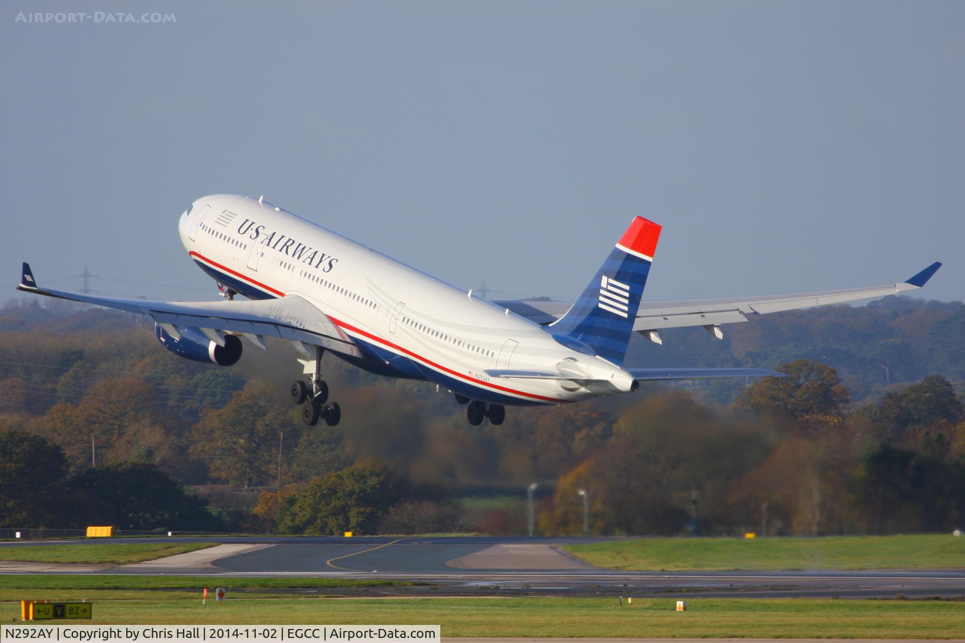 N292AY, 2014 Airbus A330-243 C/N 1512, US Airways