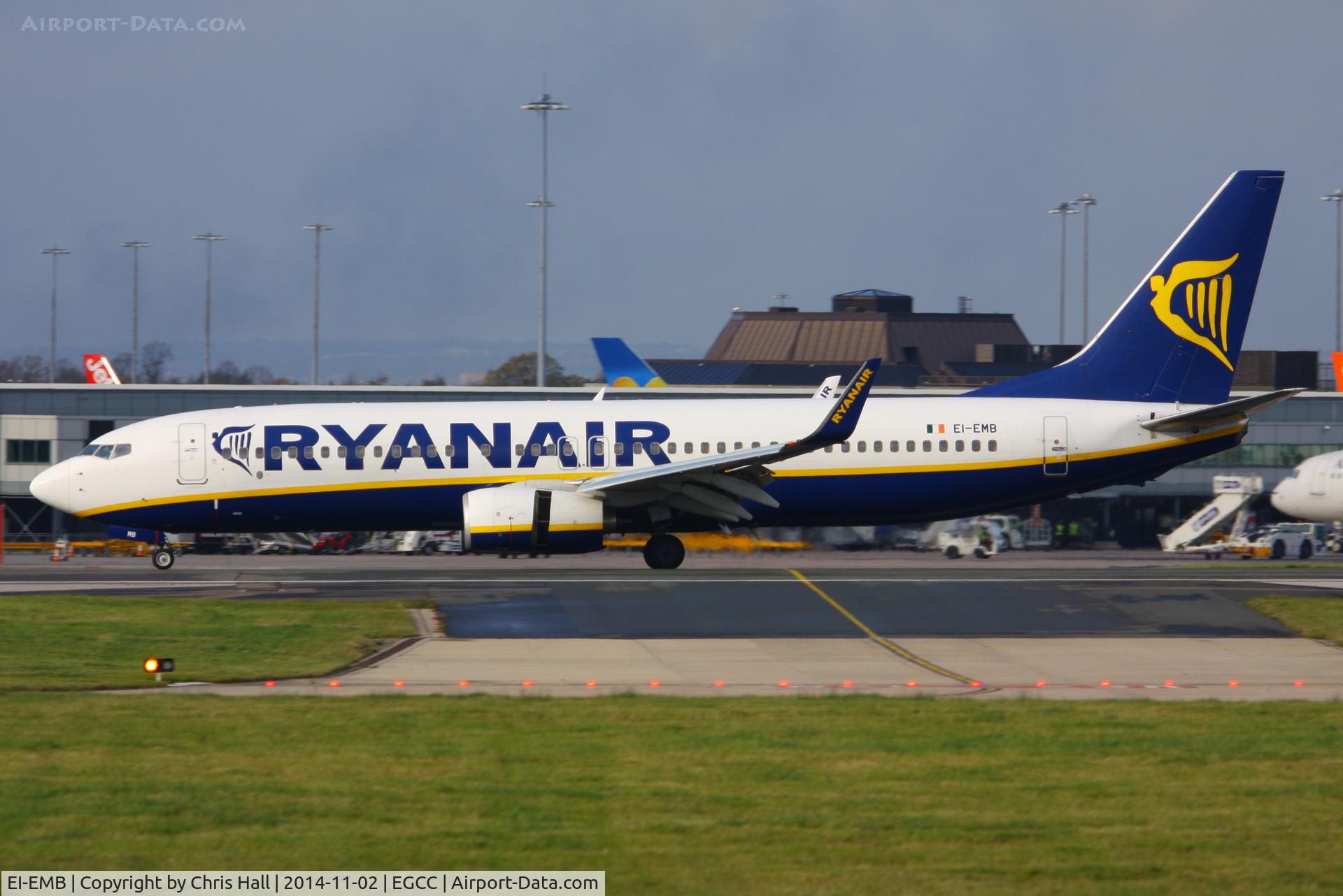 EI-EMB, 2010 Boeing 737-8AS C/N 38511, Ryanair