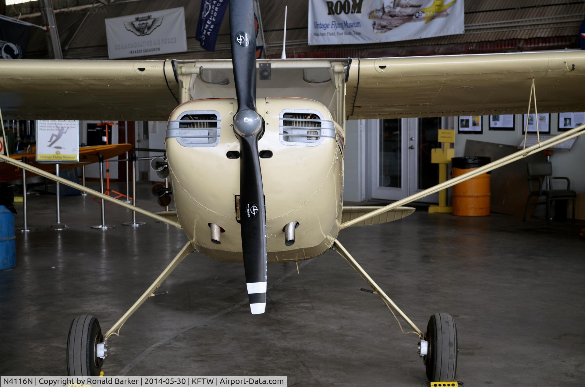 N4116N, 1947 Cessna 140 C/N 13574, Vintage Flight Museum