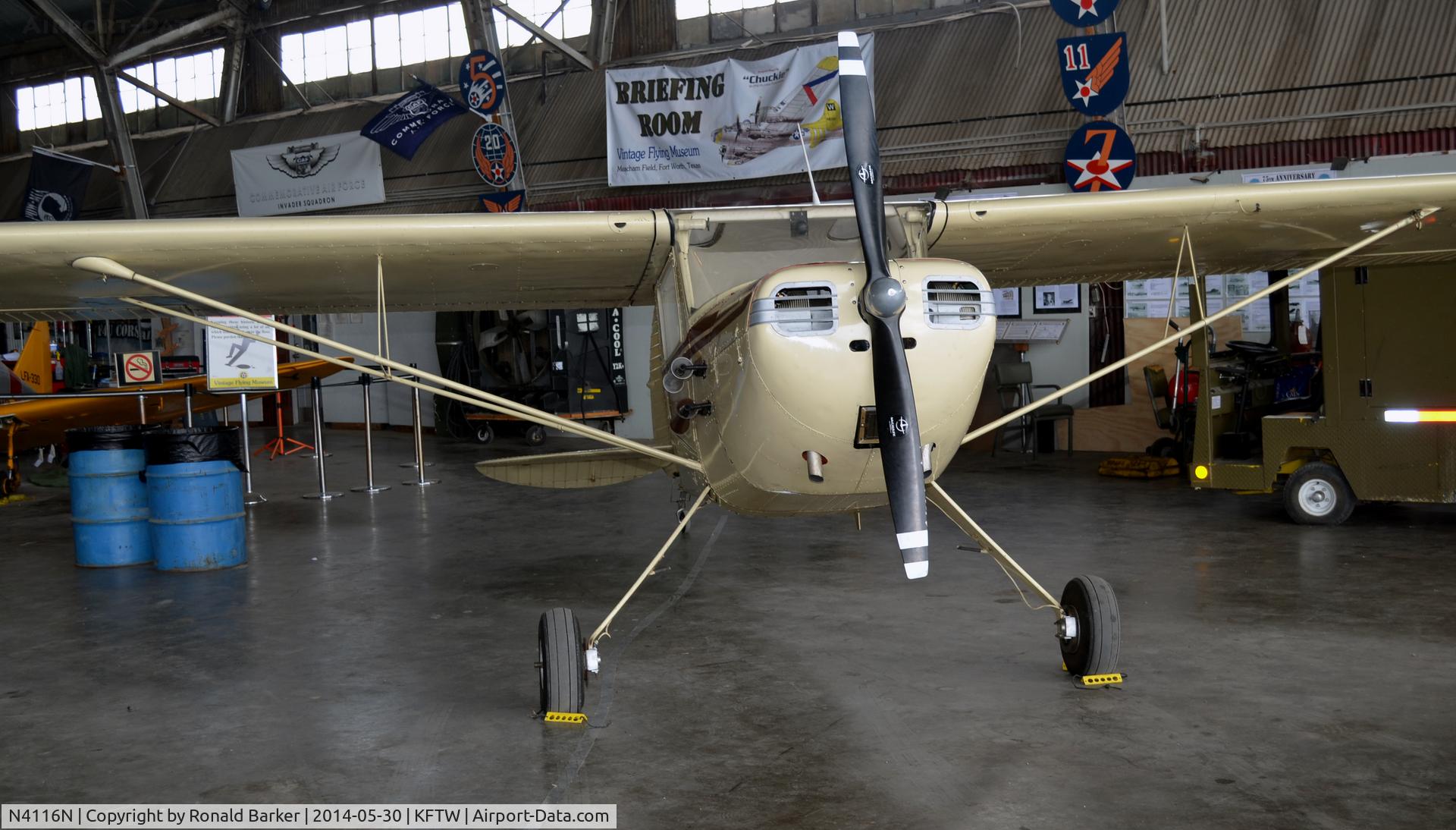 N4116N, 1947 Cessna 140 C/N 13574, Vintage  Flight Museum