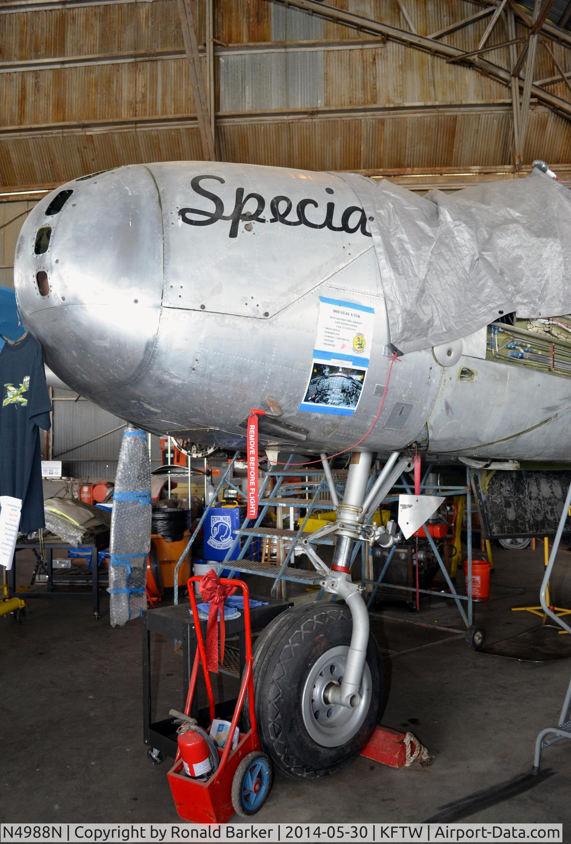 N4988N, 1964 Douglas-On Mark B-26K Counter Invader C/N 27477 (was 44-34198), Vintage Flight Museum