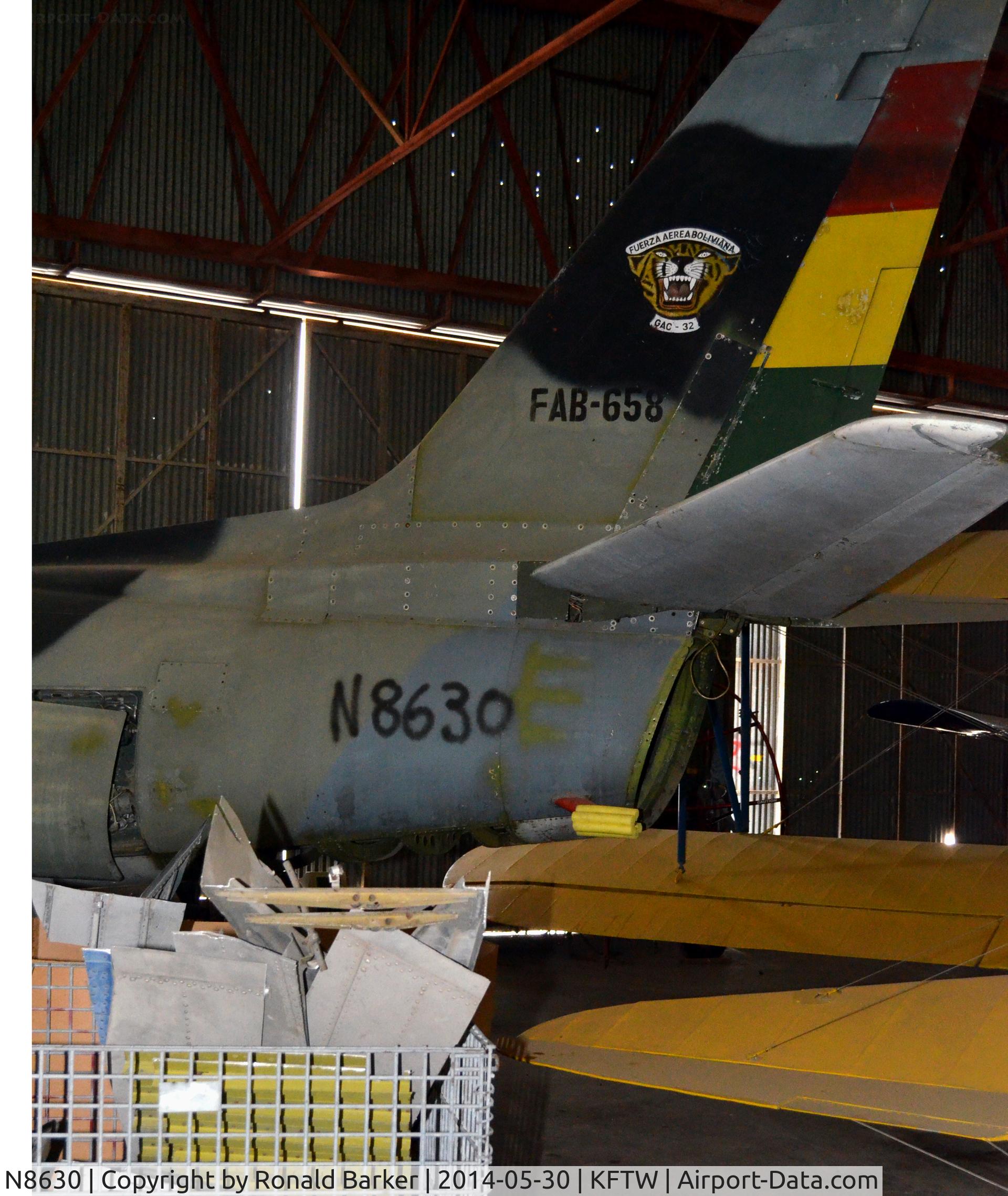 N8630, North American F-86F Sabre C/N 191-385 (52-4689), FAB-658 at Vintage Flying Museum