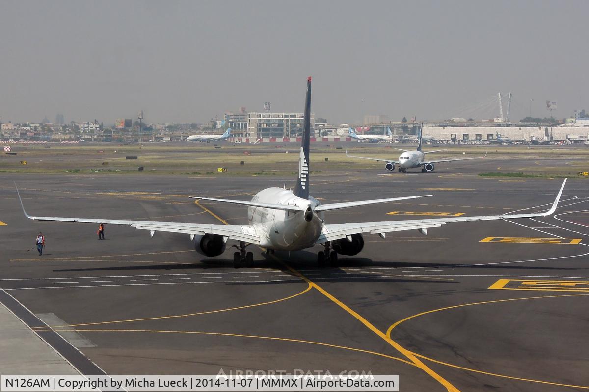 N126AM, 2001 Boeing 737-7BK C/N 30617, At Mexico City