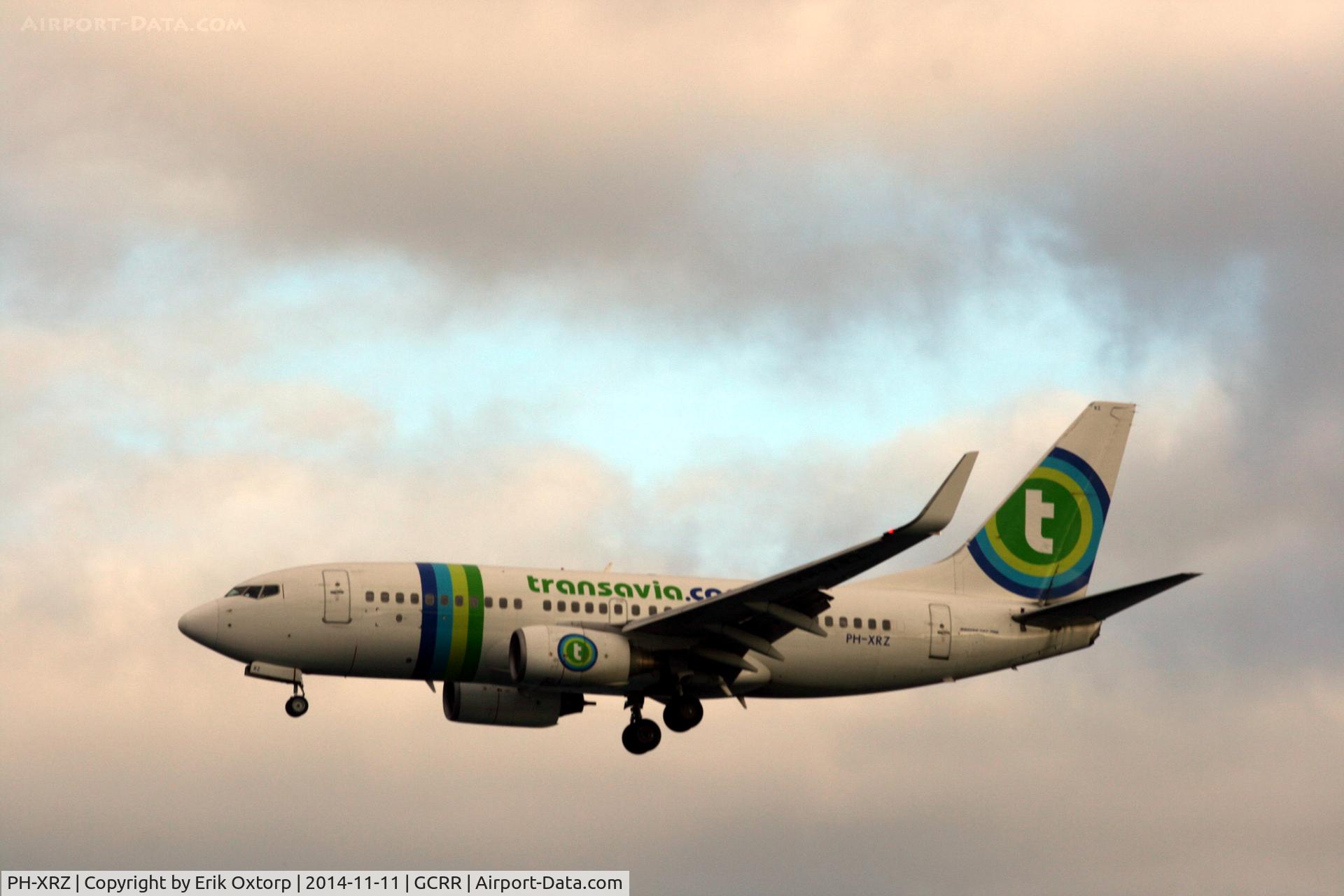 PH-XRZ, 2003 Boeing 737-7K2 C/N 33462, PH-XRZ landing in ACE