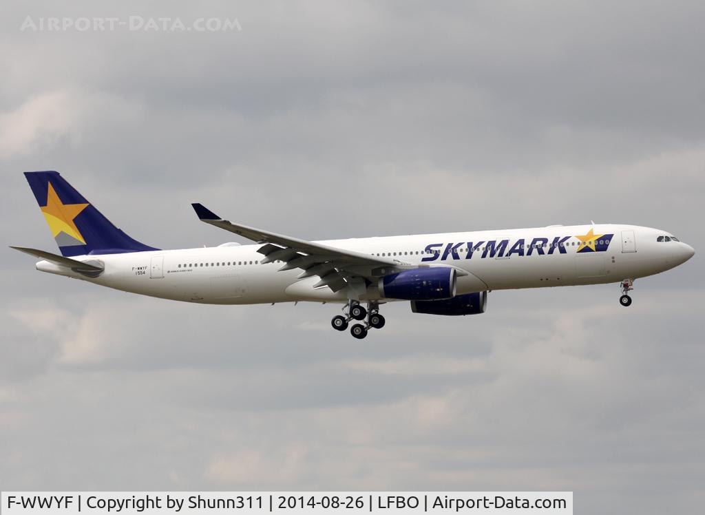 F-WWYF, 2014 Airbus A330-343 C/N 1554, C/n 1554 - To be JA330E