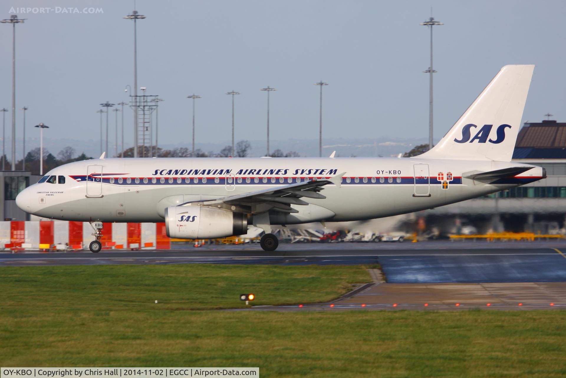 OY-KBO, 2006 Airbus A319-131 C/N 2850, Scandinavian Airlines retro scheme