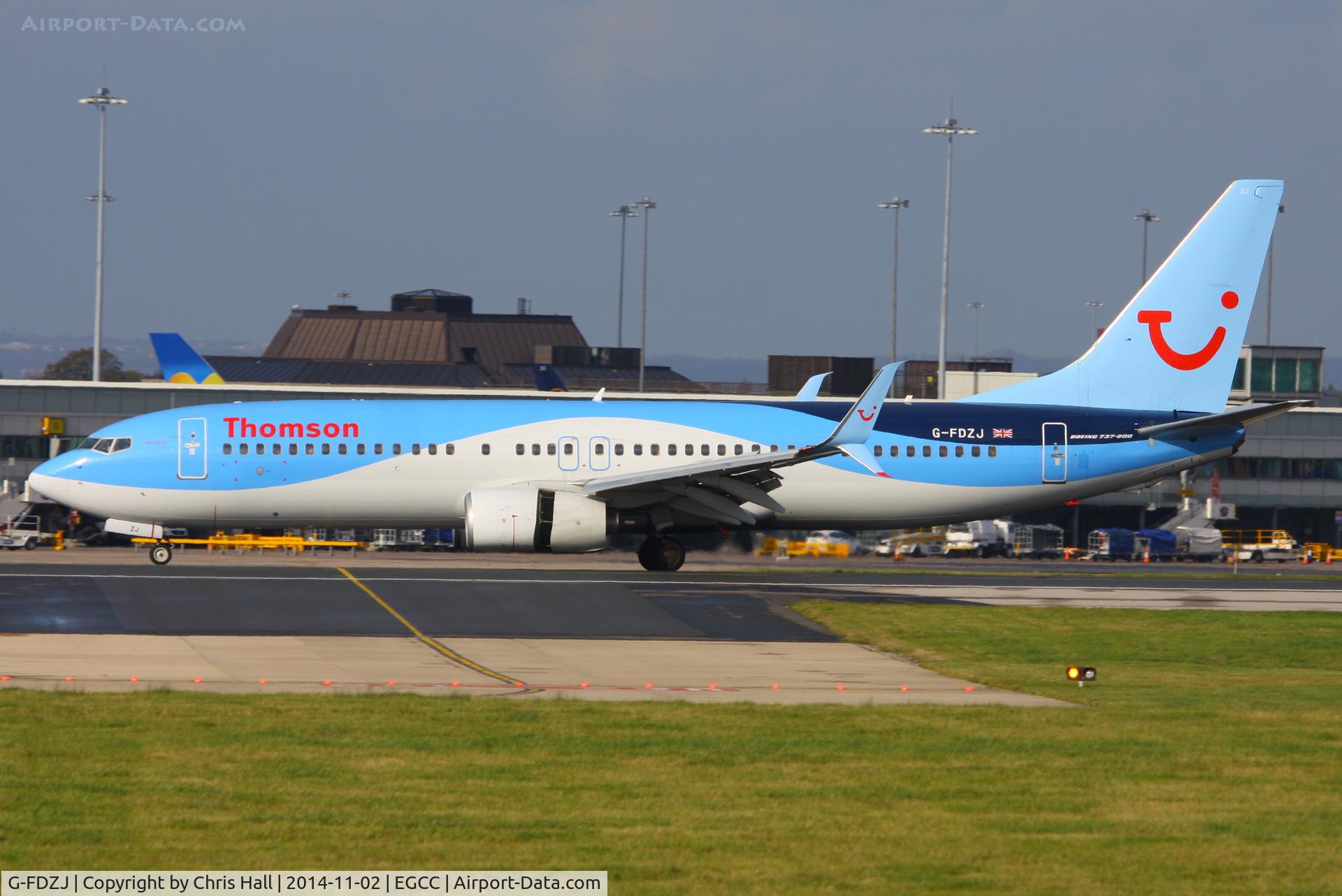 G-FDZJ, 2007 Boeing 737-8K5 C/N 34690, Thomson