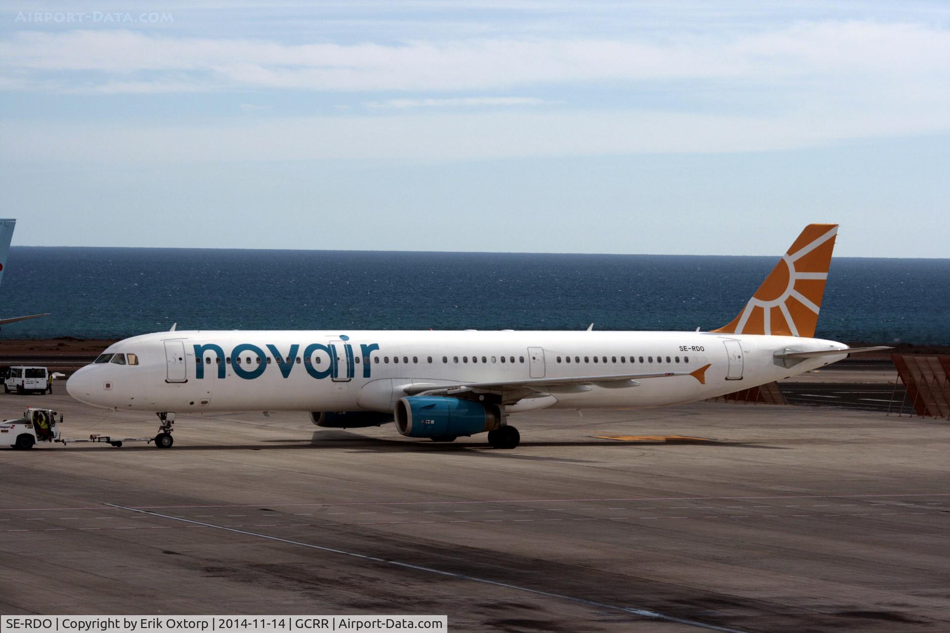 SE-RDO, 2004 Airbus A321-231 C/N 2216, SE-RDO ready for take off in ACE