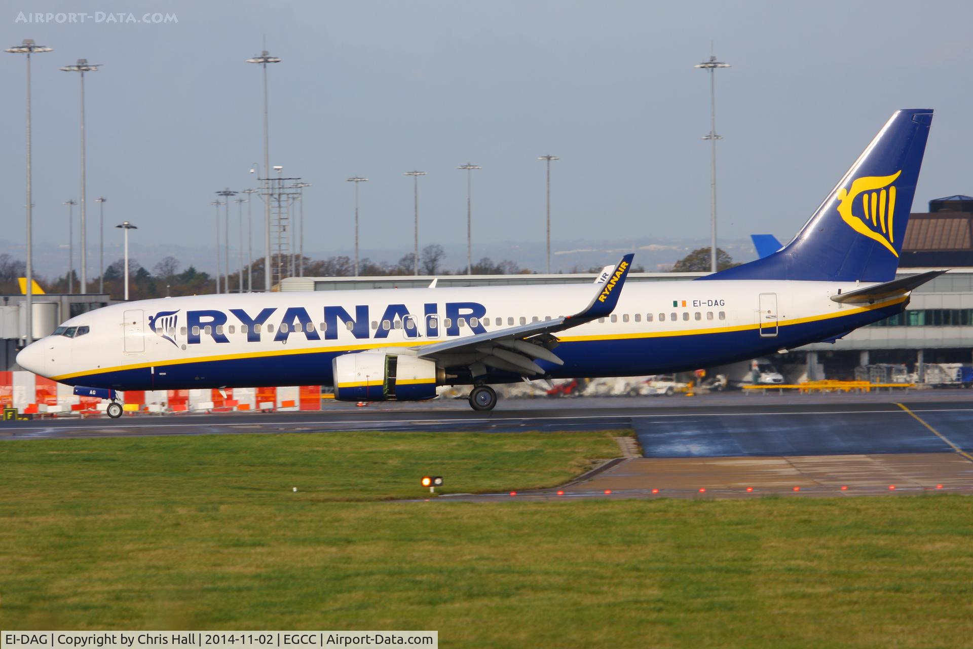 EI-DAG, 2002 Boeing 737-8AS C/N 29940, Ryanair