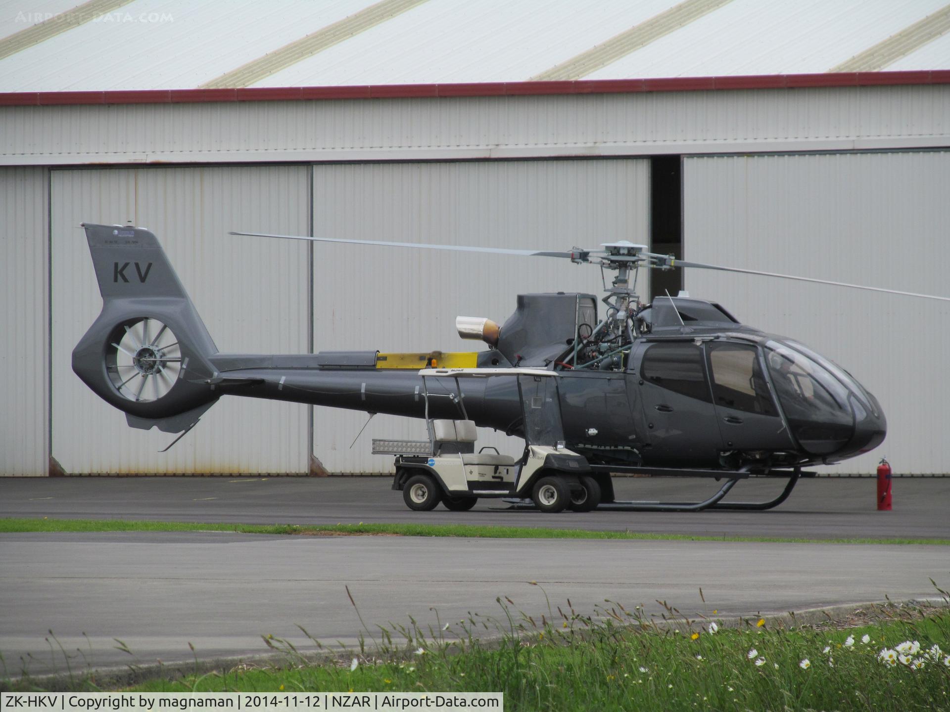 ZK-HKV, Eurocopter EC-130T-2 C/N 7896, at Ardmore awaiting delivery to new owner