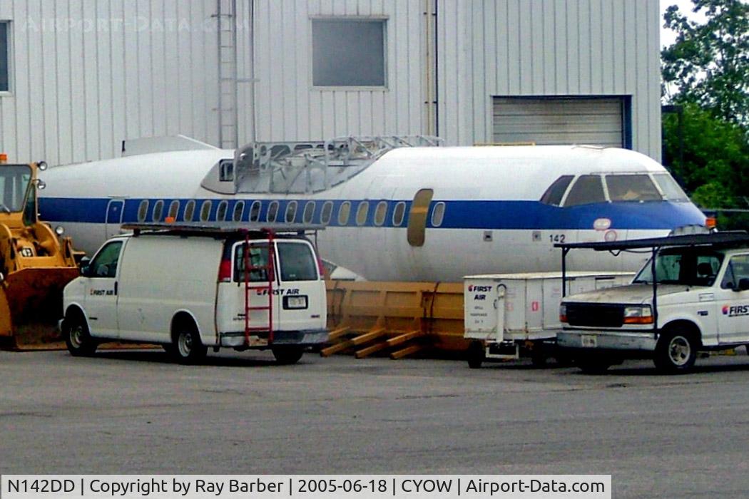 N142DD, 1987 ATR 42-300 C/N 040, Aerospatiale ATR-42-312 [040] (Ex American Eagle) Ottawa-Macdonald Cartier International~C 18/06/2005. Stored for spares use now cancelled.