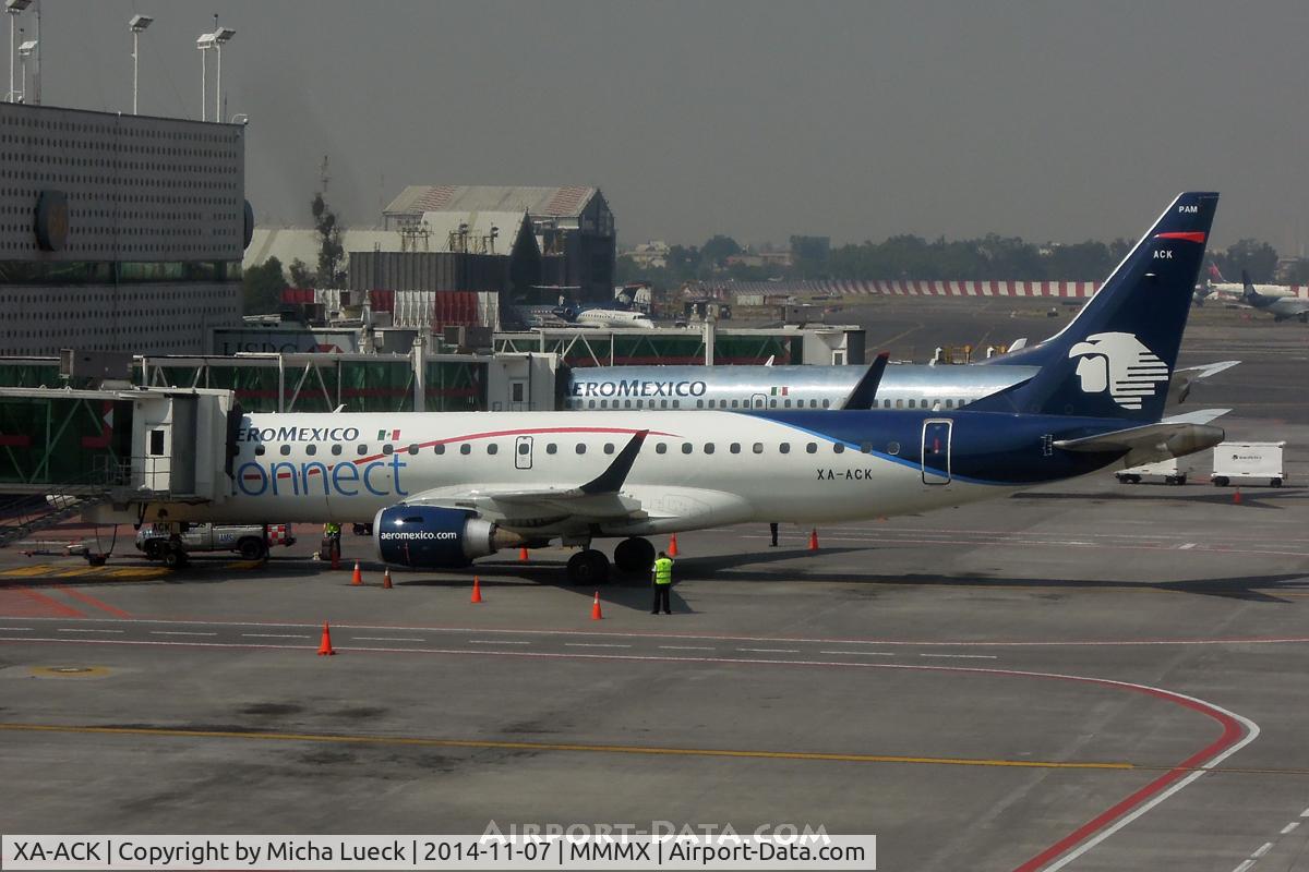XA-ACK, 2012 Embraer 190LR (ERJ-190-100LR) C/N 19000598, At Mexico City