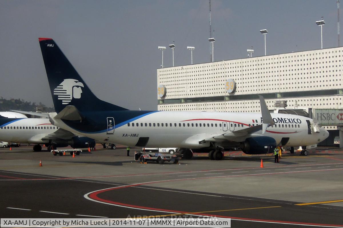XA-AMJ, 2012 Boeing 737-852 C/N 36701, At Mexico City