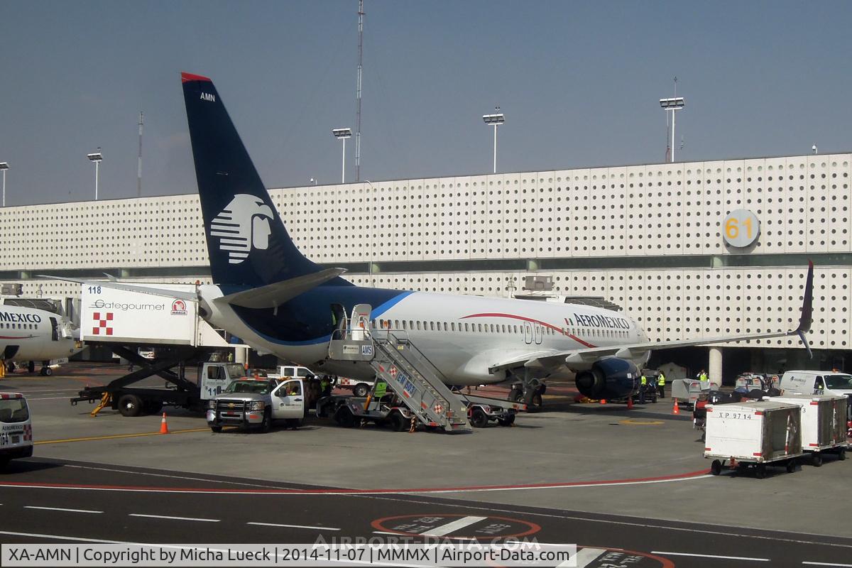 XA-AMN, 2014 Boeing 737-852 C/N 39945, At Mexico City