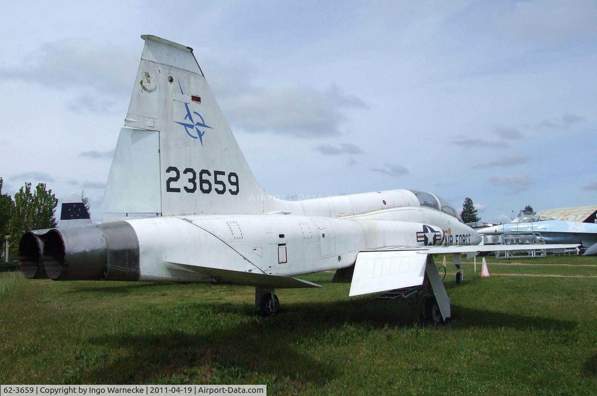 62-3659, 1962 Northrop T-38A Talon C/N N.5364, Northrop T-38A Talon at the Pacific Coast Air Museum, Santa Rosa CA