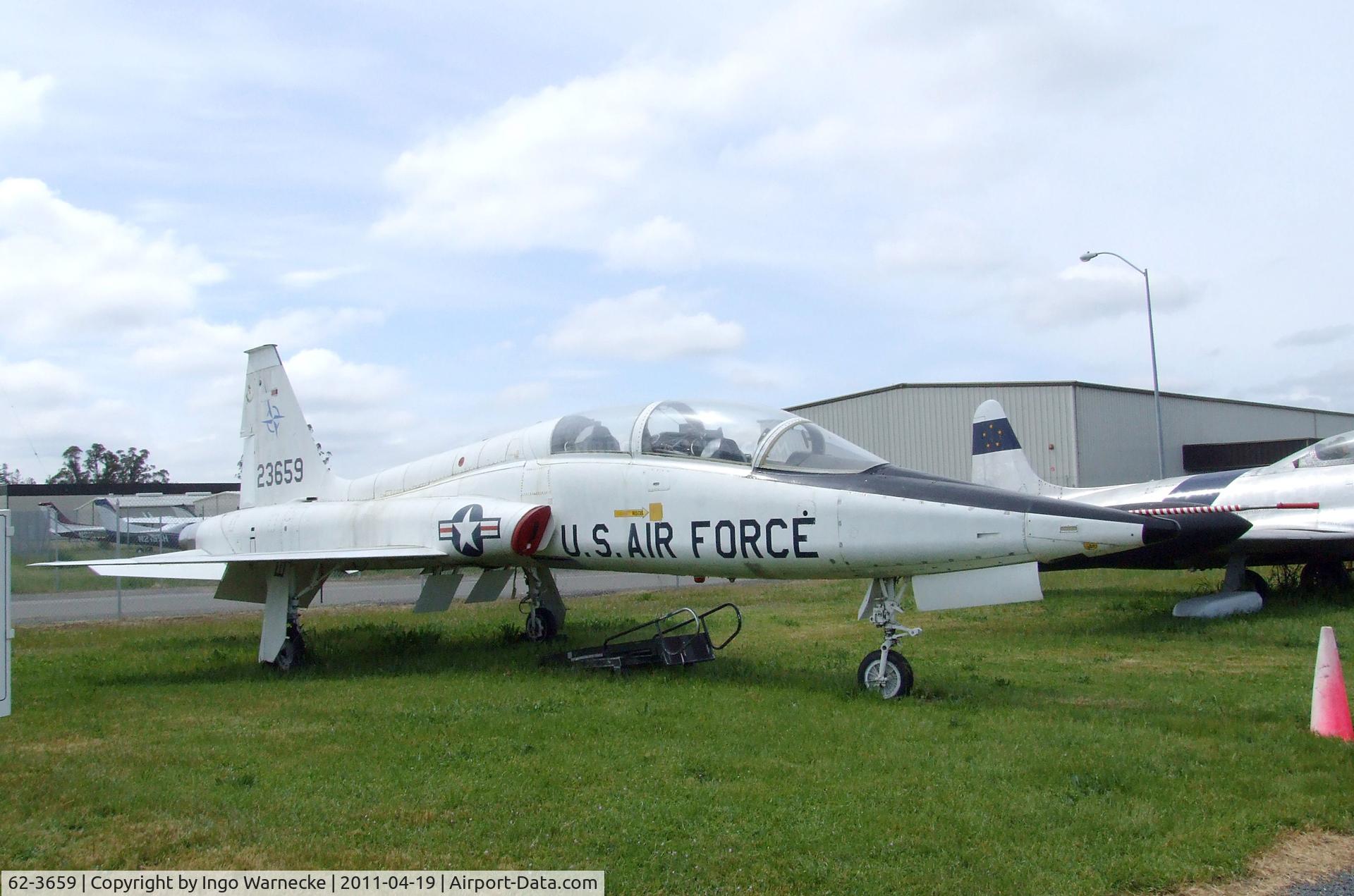 62-3659, 1962 Northrop T-38A Talon C/N N.5364, Northrop T-38A Talon at the Pacific Coast Air Museum, Santa Rosa CA
