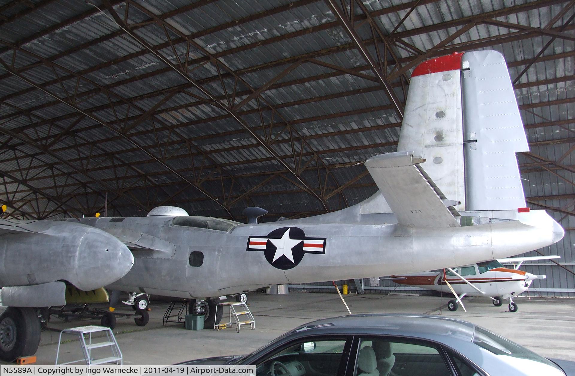 N5589A, 1941 Douglas B-26C Invader C/N 7016, Douglas A-26B Invader at the Pacific Coast Air Museum, Santa Rosa CA